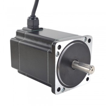 Waterproof Nema 34 Stepper Motor P Series IP65 1.8 Deg 6.0A 8.5Nm 2 Phase Water Resistant Stepper Motor