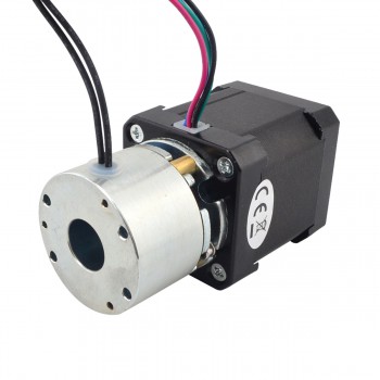 Nema 17 Stepper Motor Bipolar 0.9 Deg 0.65Nm(92oz.in) 1.68A 2.80V with Non-excited Brake