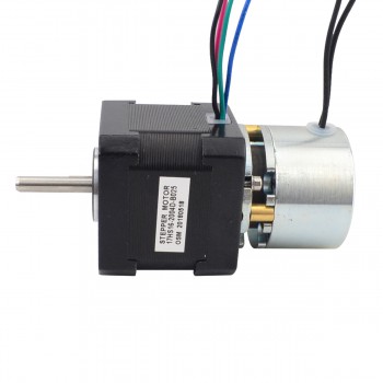 Nema 17 Stepper Motor Bipolar 1.8 Deg 0.65Nm(92oz.in) 2A 2.20V with Non-excited Brake