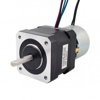 Nema 17 Stepper Motor Bipolar 1.8 Deg 0.65Nm(92oz.in) 2A 2.20V with Non-excited Brake