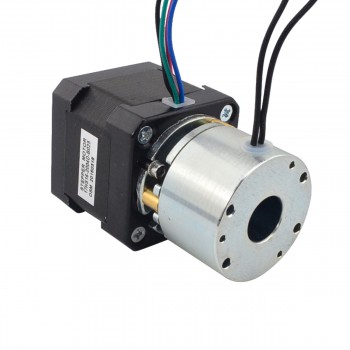 Nema 17 Stepper Motor Bipolar 1.8 Deg 0.65Nm(92oz.in) 2A 2.20V with Non-excited Brake