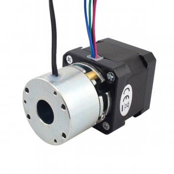 Nema 17 Stepper Motor Bipolar 1.8 Deg 0.65Nm(92oz.in) 2A 2.20V with Non-excited Brake