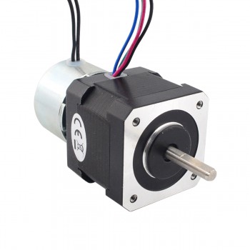 Nema 17 Stepper Motor Bipolar 1.8 Deg 0.65Nm(92oz.in) 2A 2.20V with Non-excited Brake