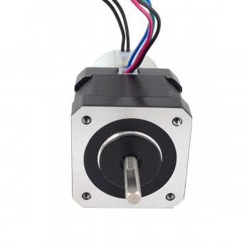 Nema 17 Stepper Motor Bipolar 1.8 Deg 0.65Nm(92oz.in) 2A 2.20V with Non-excited Brake