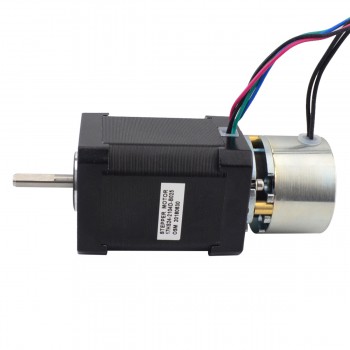 Nema 17 Stepper Motor Bipolar 1.8 Deg 0.65Nm(92oz.in) 2.1A 3.36V with Non-excited Brake