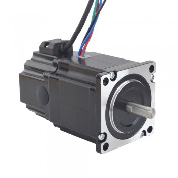 Nema 23 Stepper Motor P Series 1.8 Deg 1.2Nm/169.97oz.in 4.0A 2 Phase with Electromagnetic Brake