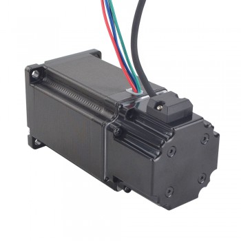 Nema 24 Stepper Motor P Series 1.8 Deg 3Nm/424.92oz.in 2 Phase with Electromagnetic Brake