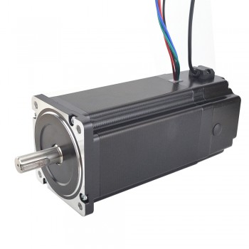 Nema 34 Stepper Motor P Series 1.8 Deg 12Nm/1700oz.in 6A 2 Phase with Electromagnetic Brake