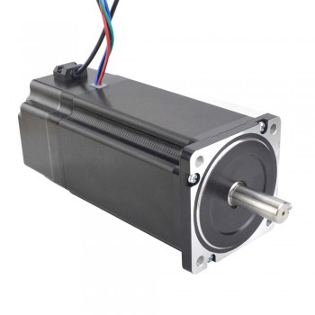 Nema 34 Stepper Motor P Series 1.8 Deg 12Nm/1700oz.in 6A 2 Phase with Electromagnetic Brake