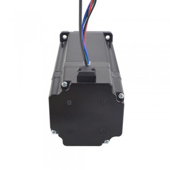 Nema 34 Stepper Motor P Series 1.8 Deg 12Nm/1700oz.in 6A 2 Phase with Electromagnetic Brake