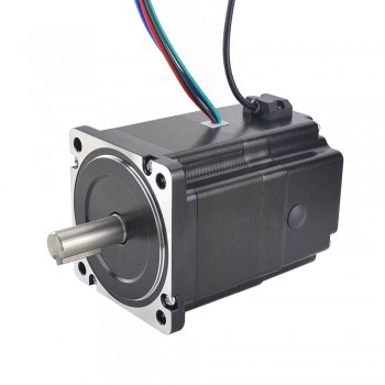 Nema 34 Stepper Motor P Series 1.8 Deg 4.5Nm/637.38oz.in 6.0A 2 Phase with Electromagnetic Brake