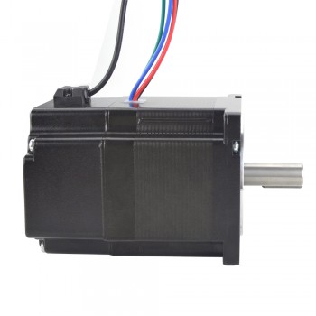 Nema 34 Stepper Motor P Series 1.8 Deg 4.5Nm/637.38oz.in 6.0A 2 Phase with Electromagnetic Brake