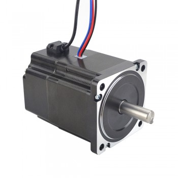 Nema 34 Stepper Motor P Series 1.8 Deg 4.5Nm/637.38oz.in 6.0A 2 Phase with Electromagnetic Brake