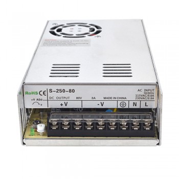 Switching Power Supply  250W 80V 3.0A 115/230V for CNC Stepper Motor / Servo Motor System