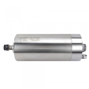 1.5KW Water Cooled Spindle Motor 110V 24000RPM 400Hz ER11 Collet CNC Spindle Motor