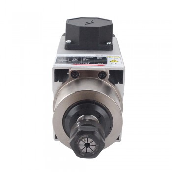 1.5KW Square Air Cooled Spindle Motor 380V 3.8A 18000RPM 300Hz ER20 Collet CNC Spindle Motor 