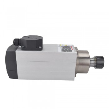 2.2KW Square Air Cooled Spindle Motor 380V 18000RPM 300Hz ER25 Collet CNC Engraving Router Milling Grinding Machine