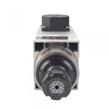 2.2KW Square Air Cooled Spindle Motor 380V 18000RPM 300Hz ER25 Collet CNC Engraving Router Milling Grinding Machine