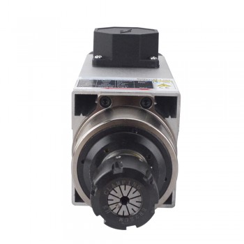 2.2KW Air Cooled Square Spindle Motor220V 10A 18000RPM 300Hz ER25 Collet CNC VFD AC Spindle Motor