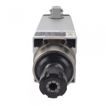 3.5KW Air Cooled Square Spindle Motor380V 18000RPM 300Hz ER25 Collet VFD CNC Spindle Motor