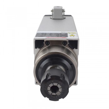 3.5KW  Air Cooled Square Spindle Motor380V 18000RPM 300Hz ER25 Collet VFD CNC Spindle Motor