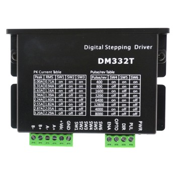 Digital Stepper Driver 1.0-3.2A 10-30VDC for Nema 17, Nema23 Stepper Motor