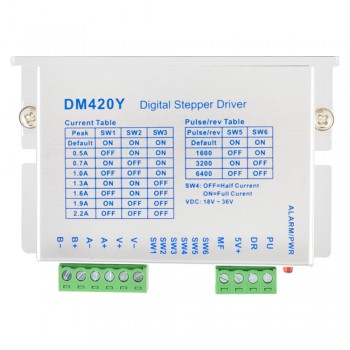 Digital Stepper Driver Y Series 0.3-2.2A DC18V~36V for Nema 14, 17, 23 Stepper Motor 
