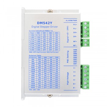 Digital Stepper Driver Y Series  for Nema 17, 23, 24 Stepper Motor 1.0-4.2A DC20V-50V