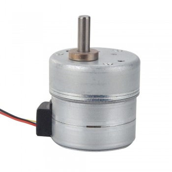 PM Stepper motor Φ35x36.2mm 2 Phase 0.694 Deg 0.24A 69.58Ncm with 10.8:1 Spur gearbox