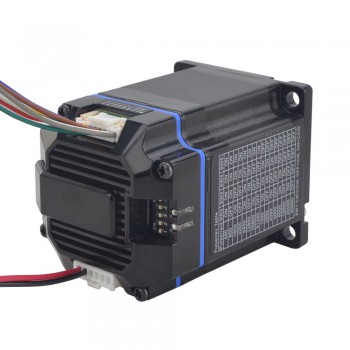 Nema 23 Integrated Closed Loop Stepper Servo Motor 24-50VDC 1.2Nm 1000CPR ESS Series 