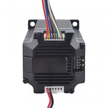 Nema 23 Integrated Closed Loop Stepper Servo Motor 24-50V DC 2.2Nm 1000CPR ESS Series 