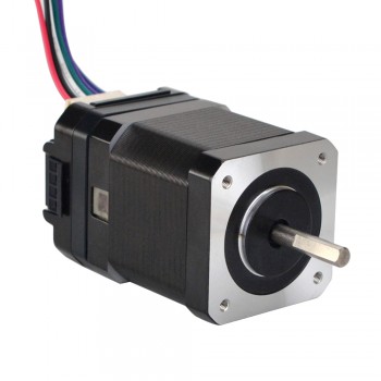 Nema 17 Integrated Stepper Motor 0.44Nm(62.32 oz-in) w/Driver ISD02 10-30VDC