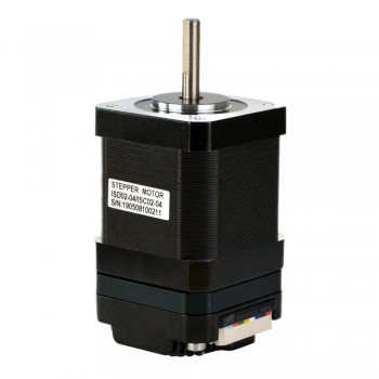 Integrated Nema 17 Stepper Motor 1.8 Deg 0.44Nm(62.32 oz-in) 1.68A with Controller10-30VDC ISC02