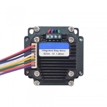 Nema 23 Integrated Stepper Motor 1.8 Deg 126 Ncm(178.4oz.in) 2.8A with Driver Controller ISC04 12-38VDC