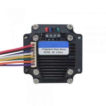 Nema 23 Integrated Stepper Motor with Controller 1.8 Deg 12-38VDC 300 Ncm(425oz.in) 4.2A ISC08