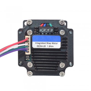 Nema 23 Integrated Stepper Motor with Driver 1.8 Deg 190 Ncm(269oz.in) 2.8A 12-38VDC ISD04