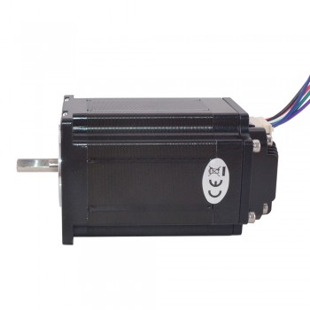 Nema 23 Integrated Stepper Motor with Driver 1.8 Deg 190 Ncm(269oz.in) 2.8A 12-38VDC ISD04