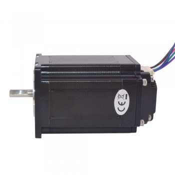 Nema 23 Integrated Stepper Motor with Driver 1.8 Deg 190 Ncm(269oz.in) 2.8A 12-38VDC ISD04