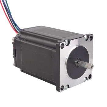 Nema 23 Integrated Stepper Motor with Driver 1.8 Deg 190 Ncm(269oz.in) 2.8A 12-38VDC ISD04