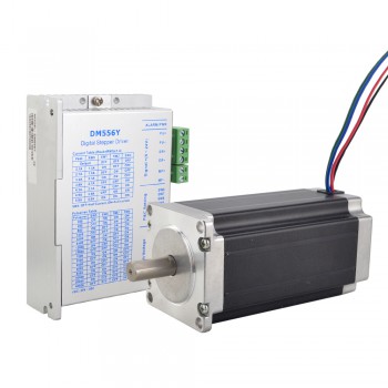 1 Axis Stepper CNC Kit 3.0 Nm(425oz.in) Nema 23 E Series Stepper Motor & Digital Stepper Driver 1.7-5.6A