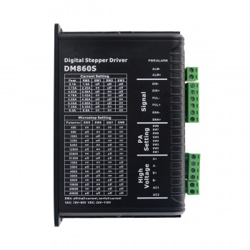 1 Axis Stepper Motor CNC Kit 4.5Nm (637.38oz.in) 1.8 Deg Bipolar Nema 34 Stepper Motor & Digital Stepper Driver