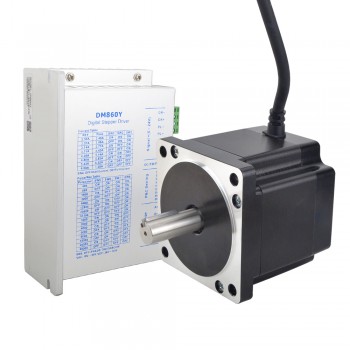 1 Axis Stepper CNC Kit 4.8 Nm(849.84oz.in) Nema 34 E Series Stepper Motor & Driver