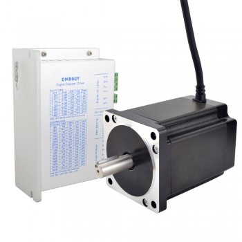 1 Axis Stepper CNC Kit 8.2 Nm(1161.45oz.in) Nema 34 E Series Stepper Motor & Driver