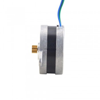 Round Nema 14 Stepper Motor Bipolar 1.8 Degree 9 Ncm(12.75 oz.in) 1.0A Φ36x17.5mm 4 Wires