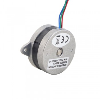 Round Nema 14 Stepper Motor Bipolar 1.8 Degree 9 Ncm(12.75 oz.in) 1.0A Φ36x17.5mm 4 Wires