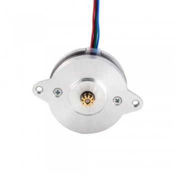 Round Nema 14 Stepper Motor Bipolar 1.8 Degree 9 Ncm(12.75 oz.in) 1.0A Φ36x17.5mm 4 Wires