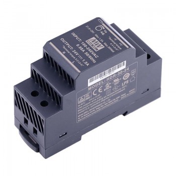 Meanwell HDR-30-24 CNC Power Supply 36W 24VDC 1.5A 115/230VAC DIN Rail Power Supply