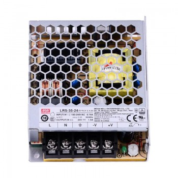 Mean Well LRS-35-24 CNC Power Supply 35W 24VDC 1.5A 115/230VAC Enclosed Switching Power Supply
