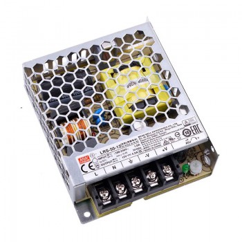Mean Well LRS-50-12 CNC Power Supply 50W 12VDC 4.2A 115/230VAC Enclosed Switching Power Supply