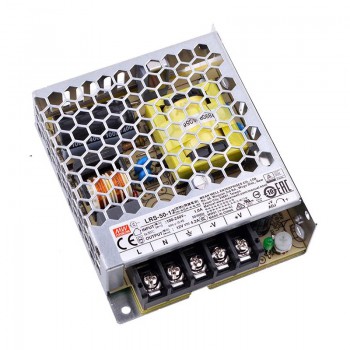 Mean Well LRS-50-12 CNC Power Supply 50W 12VDC 4.2A 115/230VAC Enclosed Switching Power Supply